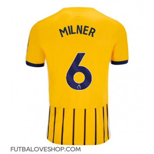 Dres Brighton James Milner #6 Preč 2024-25 Krátky Rukáv